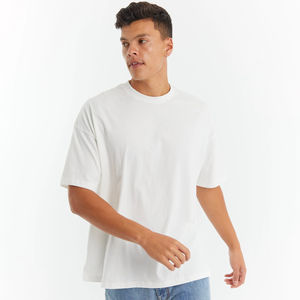 Camiseta Personalizada 2026 con Logotipo, Algodón y Poliéster, Lisa, sin Estampado, Impresión Digital, Tallas Grandes, Hombros Caídos, para Hombre - Product Image 3