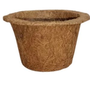 YAMUNA Eco-Friendly 100% Natural Coconut Coir Plant Pots (Biodegradable) 6 Inch Sizes 2 Year Shelf Life Gardening - Product Image 5