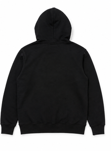 Sweat-shirt à capuche noir pour homme, en coton molletonné, décontracté, pour la moto, avec poche avant, coupe classique - Product Image 4