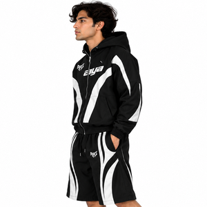 Custom Manufacturers Polyester Men <b>Summer</b> Windbreaker Jacket & Waterproof Shorts Lightweight Streetwear Nylon Jackets & <b>Hoodies</b> - Product Image 2