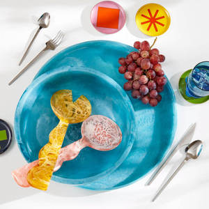 Bol en résine fait main, glaçure verte craquelée, style Wabi Sabi, pour fruits et en-cas, usage domestique - Product Image 5