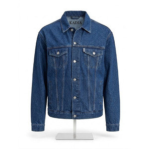 Luxury Vintage Men's Denim <b>Jacket</b> Spring Casual Turn-Down Collar Safari Style High Quality Washed Jeans Outerwear 2026 - Product Image 5