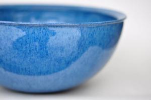 Tazón de Sopa de Cerámica Esmaltada Azul Océano, Diseño Redondo Profundo, Interior Liso, Duradero, Apto para Alimentos, Perfecto para Comer a Diario y para Regalar - Product Image 4