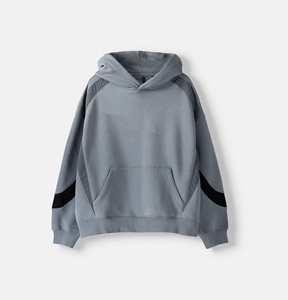 Sweat à capuche surdimensionné en molleton épais pour homme, 450 g/m², 100 % coton, coupe ample, impression numérique, respirant, écologique - Product Image 5