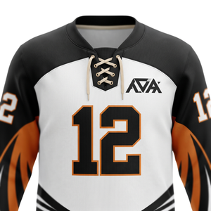 Uniforme de hockey sobre hielo de marca privada, conjunto de jersey y pantalones, nombre del equipo personalizado, número, logotipo, proveedor de fábrica para jóvenes, adultos y tallas grandes - Product Image 5