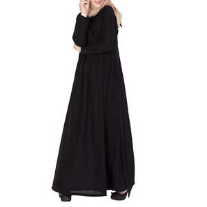 Abaya de la Mejor Calidad, Casual, con Botones y Bordados para Mujer, Tela con Memoria, Tallas y Colores Personalizados, 100% Poliéster, Ecológica - Product Image 6