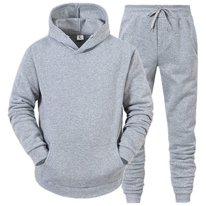 Sudadera con Capucha Unisex Gris de Algodón, Manga Larga, Color Sólido, Informal, para Otoño, con Bolsillos Laterales, Cierre con Cordón, Corte Regular - Product Image 4