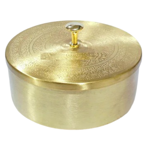 Boîte à épices vintage en laiton de haute qualité, finition martelée et polie, en laiton pur, pour la cuisine - Product Image 4