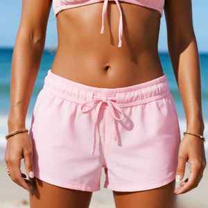 Shorts d'été pour femmes, séchage rapide, tissu extensible doux, design confortable, parfait pour les activités aquatiques, short de plage pour femmes - Product Image 4