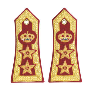 NANBA GROUP - Epaulettes Ecológicos con Bordado Personalizado, Accesorios para Uniformes, Estilo con Logotipo Personalizado, Placa de Hombro Lisa Promocional - Product Image 2