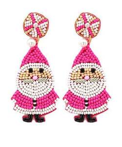 Pendientes de Cuentas Hechos a Mano Coloridos, Joyería Elegante para Mujer para Fiestas y Uso Casual a Precio Económico - Product Image 5