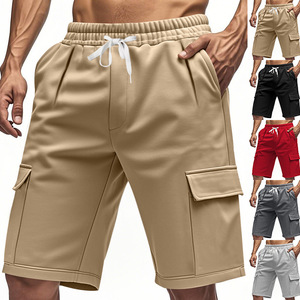 <b>Men</b> Skin-friendly Breathable <b>Linen</b> Loose Multi-pocket <b>Shorts</b> for Squatting, Jogging and Casual Wear - Product Image 5