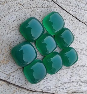 Ónix Verde Cabujón Cuadrado, Gema Natural para Joyería, Piedras Sueltas - Product Image 5