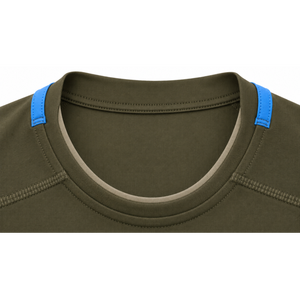 เสื้อยืดกีฬาผู้ชายสีตัดกัน แขนสั้น คอกลม สำหรับออกกำลังกาย - Product Image 4