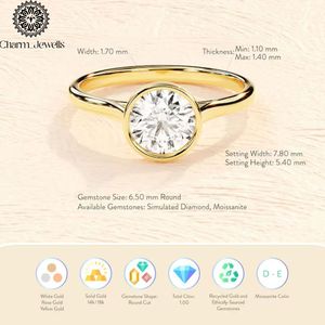 Anillo de Compromiso de Plata para Mujer Charm_Jewells con Moissanita Corte Cojín, Engaste Clásico de Garras, Certificado IGI, 3g - Product Image 2