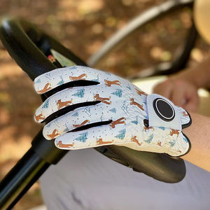 Men's Custom Logo Embroidered Golf Gloves Durable Breathable Cabretta Sheepskin Non-Slip Left Hand Adjustable Wrist <b>Strap</b> - Product Image 3