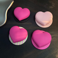 Nouveau support magnétique 3D rose tendance pour téléphone portable, super populaire, polyvalent pour le bureau et les séances de films