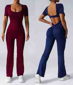 Custom Logo Women Athletic Wear <b>High</b> Quality Sports Bra Waisted Butt Lift Workout Yoga Pants Fitness Gym Bra Leggings Set - Product Image 5