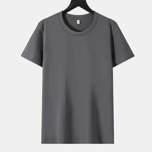 เสื้อยืดผู้ชาย พิมพ์ลายโลโก้ด้านหน้าตามสั่ง ผ้าฝ้ายถัก 100% ทรงปกติ สตรีทแวร์ ไซส์พลัส สไตล์ลำลอง ฮิปฮอป น้ำหนัก 180 กรัม - Product Image 3