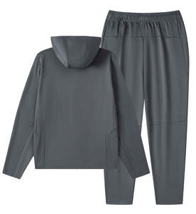 Conjunto Deportivo Unisex de Primavera, Estilo Vintage, Transpirable, Tallas Grandes, con Estampado Personalizado, Sudadera con Capucha de Algodón para Gimnasio - Product Image 4