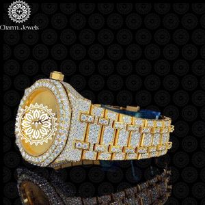 Charm Jewels Luxury Tonneau Quartz <b>Watch</b> Yellow Gold Case Diamond Bezel Analog Dial Women Fashion - Product Image 4