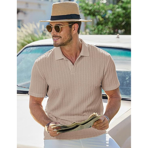 Camiseta de Golf Casual para Hombre, Nueva Moda, Alta Calidad, Transpirable, de Secado Rápido, Hecha en Pakistán, de Lona, Poliéster/Algodón, Manga Corta - Product Image 6