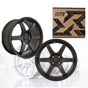 ล้อรถยนต์อลูมิเนียมอัลลอย 3R สีบรอนซ์ควันบุหรี่ JDM ขนาด 18 นิ้ว 4 รู 100 04115-V21 - Product Image 5