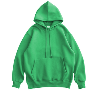 Sudadera con Capucha Extra Grande para Hombre, Color Sólido, Corte Holgado, Felpa de Algodón, para Uso Diario e Informal - Product Image 2