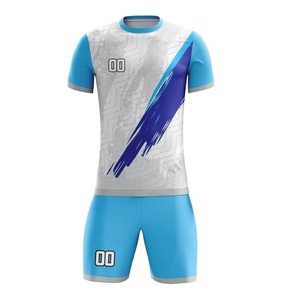 AZORES SPORTS Uniforme de football pour hommes adultes de haute qualité, short personnalisé 100% polyester sublimé, séchage rapide, respirant, extensible, OEM - Product Image 2