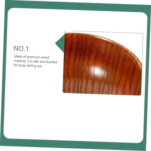 Tazón de Madera Ligero y Duradero para Cocina, Servidor de Ensaladas para Hoteles y Restaurantes, Tazón de Madera para Servir Frutas y Sopas - Product Image 2