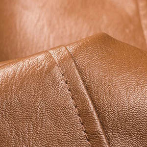 Blouson d'hiver classique marron 100% en cuir de mouton véritable personnalisable OEM pour homme grande taille - Product Image 6