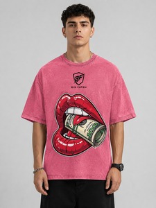 <b>Bin</b> Fateh Men's Regular Fit T-Shirt Streetwear Style Short Sleeve O-Neck 100% Cotton High Quality Eco-Friendly 180g Anti-Wrinkle - Product Image 1