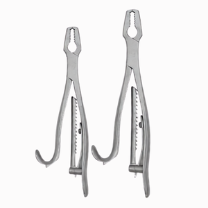 Kit de 17 instruments chirurgicaux orthopédiques vétérinaires manuels en acier inoxydable allemand pour animaux, certifié CE - Product Image 2