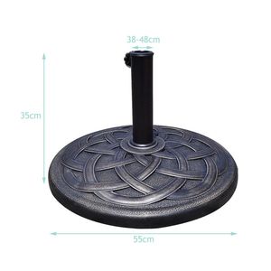Base Redonda Resistente para Sombrilla de 22 Pulgadas, para Patios, Accesorio Duradero para Muebles de Exterior - Product Image 4