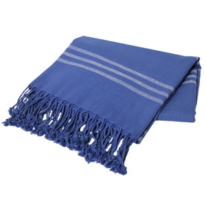 Serviette de plage turque Hammam pour la vente en gros, serviette Fouta de golf avec design rayé personnalisé pour femmes et hommes, exportateur indien. - Product Image 6