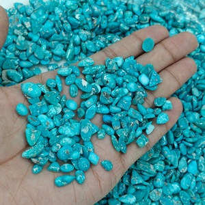 Lot de cabochons en turquoise naturelle blanche, vente en gros de pierres précieuses turquoise pour la fabrication de bijoux - Product Image 5