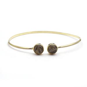 Beautiful <b>Copper</b> Rutile Gemstone Bracelet Gold Plated Two Red Gemstone Bracelet Jewelry Handmade Adjustable Bracelet Jewelry - Product Image 5