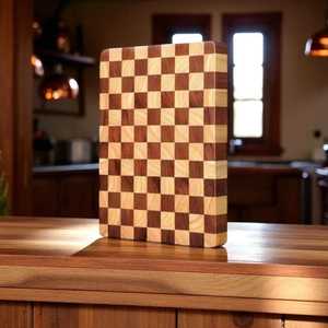 <b>Wood</b> <b>Square</b> Chopping Board & Serving Platter 12mm Thick Durable Sustainable Dishwasher Safe - Product Image 5