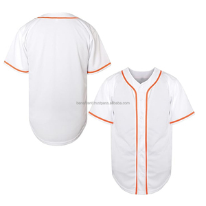 Maillot d'entraînement de baseball et de softball pour hommes de super qualité chemise en polyester respirant boutons couverts excellent pour les vêtements de sport - Product Image 1