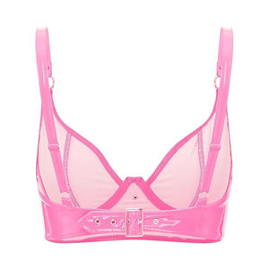 Soutien-gorge respirant à armatures push-up pour femme, avec logo frontal, idéal pour les tenues de club et de soirée - Product Image 4