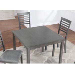 <b>Small</b> Space 4-Person Dining <b>Table</b> Gray Wooden <b>Kitchen</b> <b>Table</b> <b>for</b> <b>Small</b> Spaces ONLY the <b>TABLE</b> - Product Image 3
