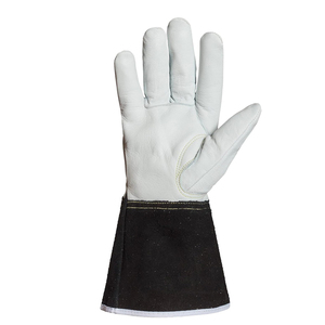 Gants de travail en cuir de haute qualité pour la soudure industrielle, très vendus, avec des caractéristiques antidérapantes, imperméables et ignifuges - Product Image 2