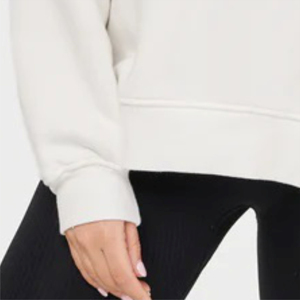 Women's Sweatshirts Hoodies Fleece O-Neck Pullover Breathable Casual <b>Comfy</b> Fashion OEM Custom Logo Front 100% Cotton - Product Image 6