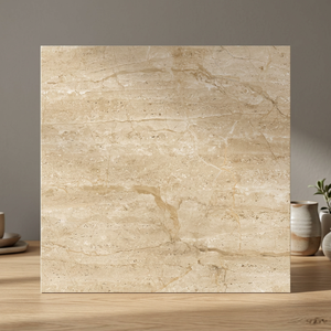 Carreaux de porcelaine brillants Vistaar Brand Crystal Gold 600x600mm, 8mm, antidérapants, résistants aux acides, revêtement de sol vitrifié de luxe pour intérieur - Product Image 6