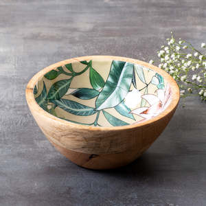 Tazón de servir de madera natural hecho a mano, diseñado para una comodidad elegante y práctica en el día a día. - Product Image 1