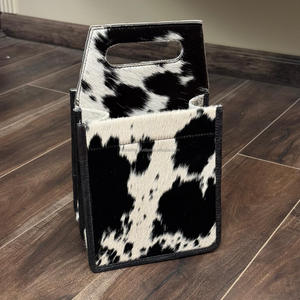 Lot de 6 sacs de transport exclusifs en cuir de vachette de haute performance faits à la main de grande capacité personnalisés de qualité supérieure avec poignée - Product Image 4