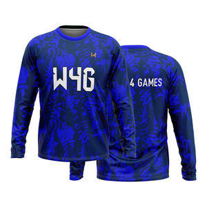 Camisetas de Gimnasio de Compresión Personalizadas de Alta Calidad, Ecológicas, 100% Poliéster, Ligeras, de Secado Rápido, Alta Elasticidad, Estiramiento en Cuatro Direcciones - Product Image 3