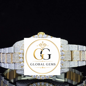 Reloj de diamantes VVS de corte brillante de alta calidad para bodas o compromisos y para regalar, disponible a buen precio. - Product Image 4