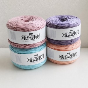 เส้นด้ายฝ้ายบิดเกลียวสูง 40s GRANDE เส้นด้ายโครเชต์ เข็มโครเชต์ขนาด 5.0 มม. เส้นด้ายถักมือมาตรฐานสำหรับงานถัก - Product Image 2