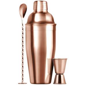Copper Cocktail Shaker Set 750ml Metal Boston Style Classic <b>Bar</b> <b>Tool</b> Copper Finish Durable Home <b>Bar</b> Use - Product Image 1